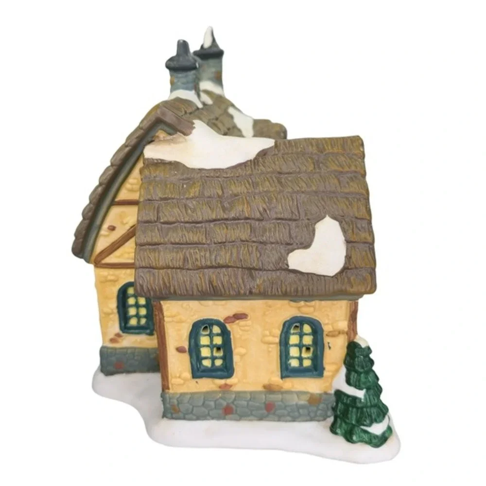 Lemax‎ Carole Towne Marshall Cottage Christmas Village Holiday NO LIGHT Vtg READ